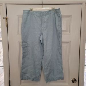 LizWear by Liz Claiborne Linen Capri Pants